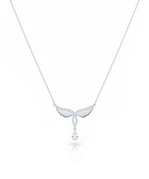 Celestial Wings Drop Necklace