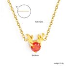 The 'Noel' Reindeer Antler Pendant Necklace details