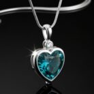 Timeless Love Heart Solitaire Necklace gallery image