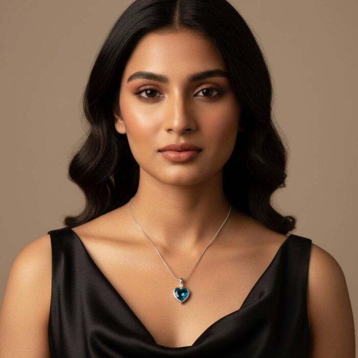 Timeless Love Heart Solitaire Necklace gallery image