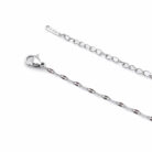 Aurora Butterfly Enamel Pendant Necklace stainless steel chain