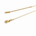 Emerald-Tone Octagon Pendant Necklace stainless steel